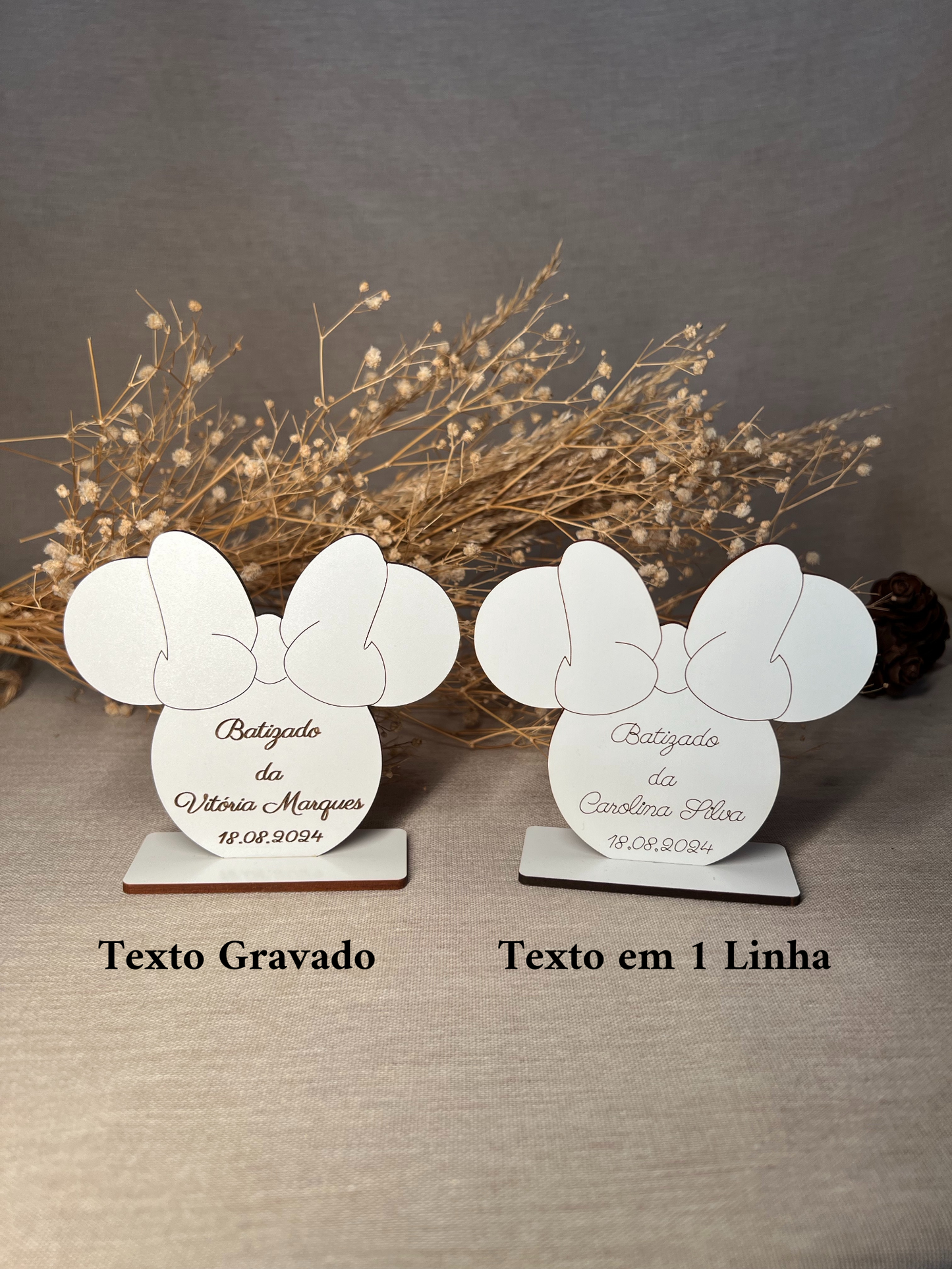 Minnie com Base com 10cm de altura