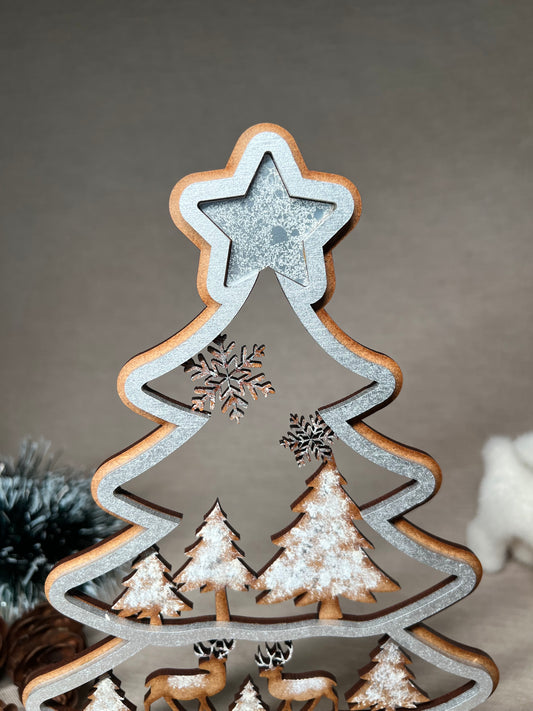 Árvore Decorativa Pintada