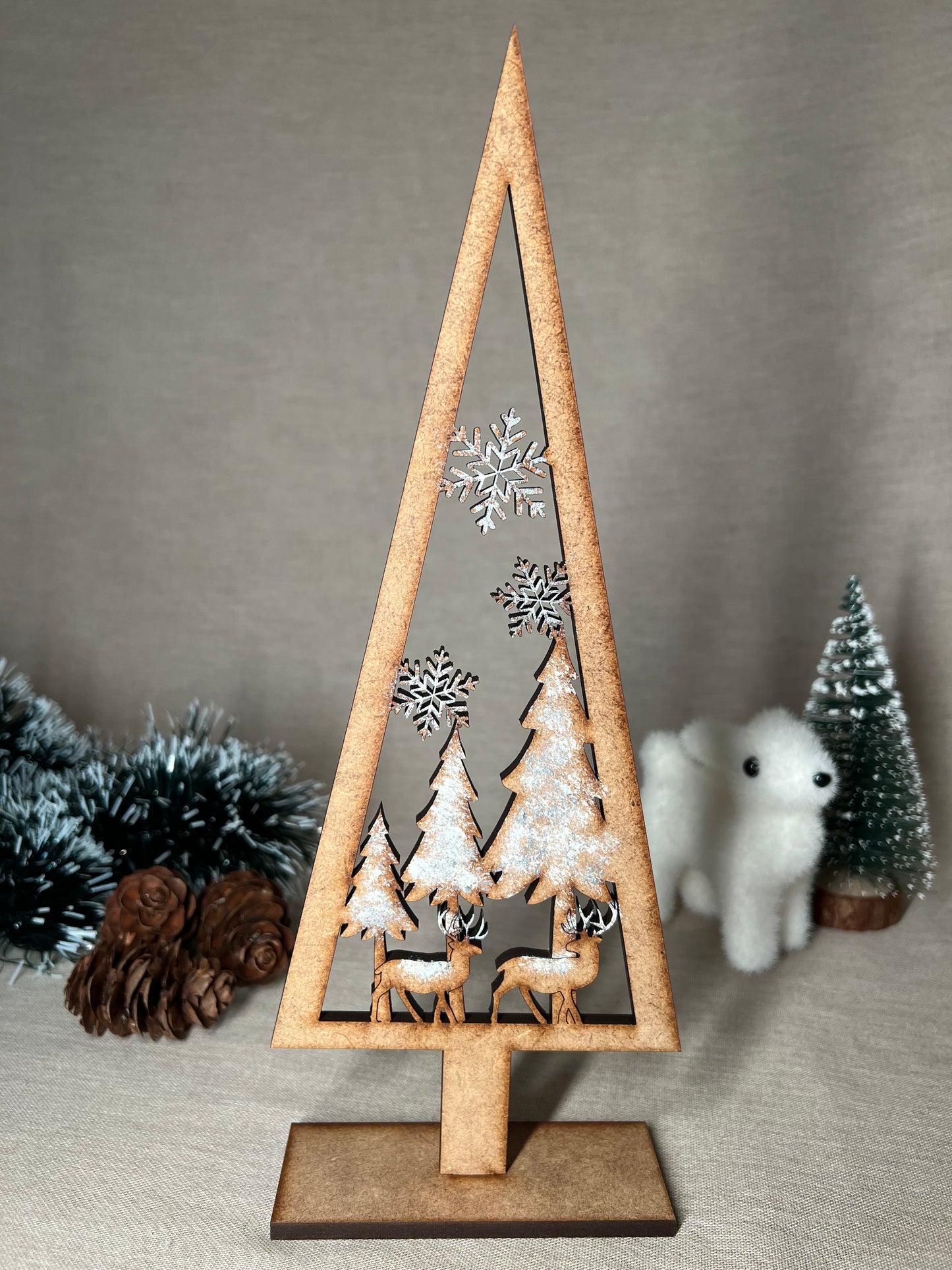 Árvore Decorativa Triangular