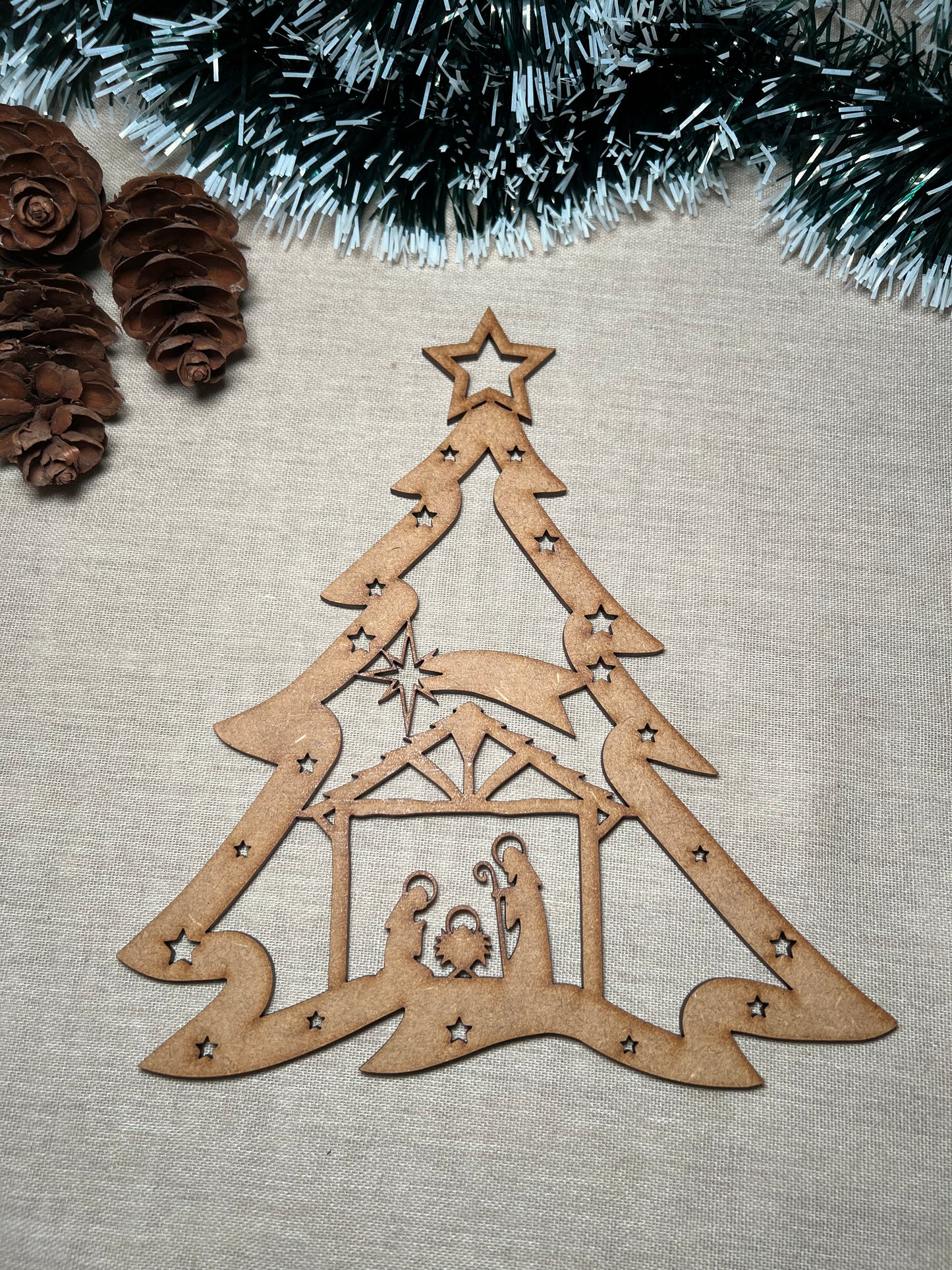 Árvore Decorativa com Presépio