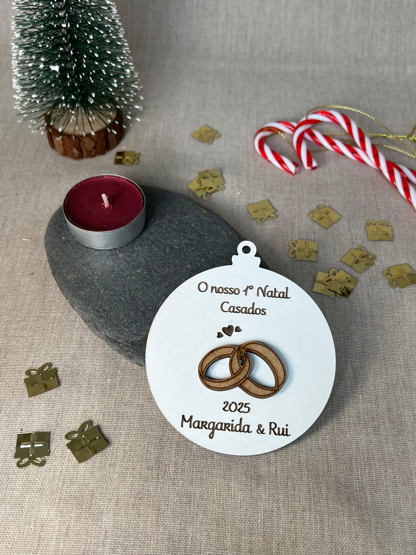 Bola de Natal - 1º Natal Casados 1