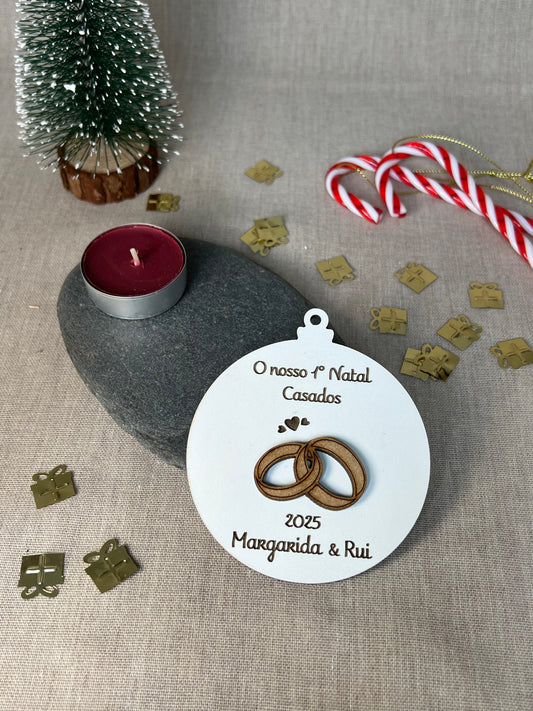 Bola de Natal - 1º Natal Casados 1