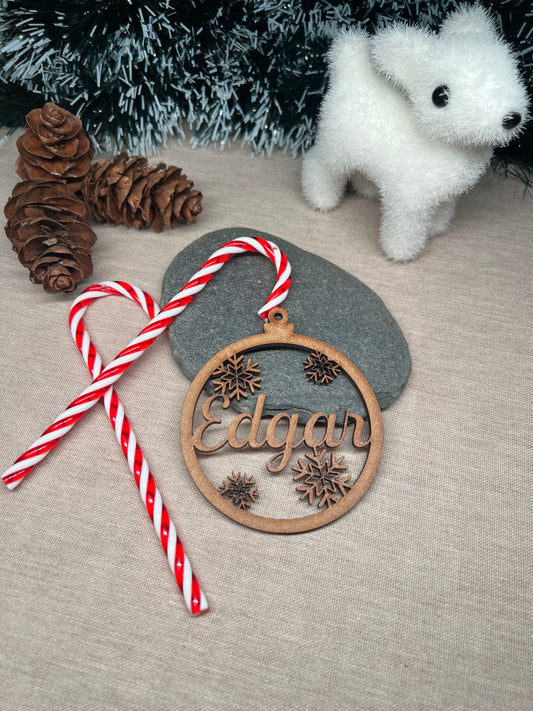 Bola de Natal - Flocos de Neve