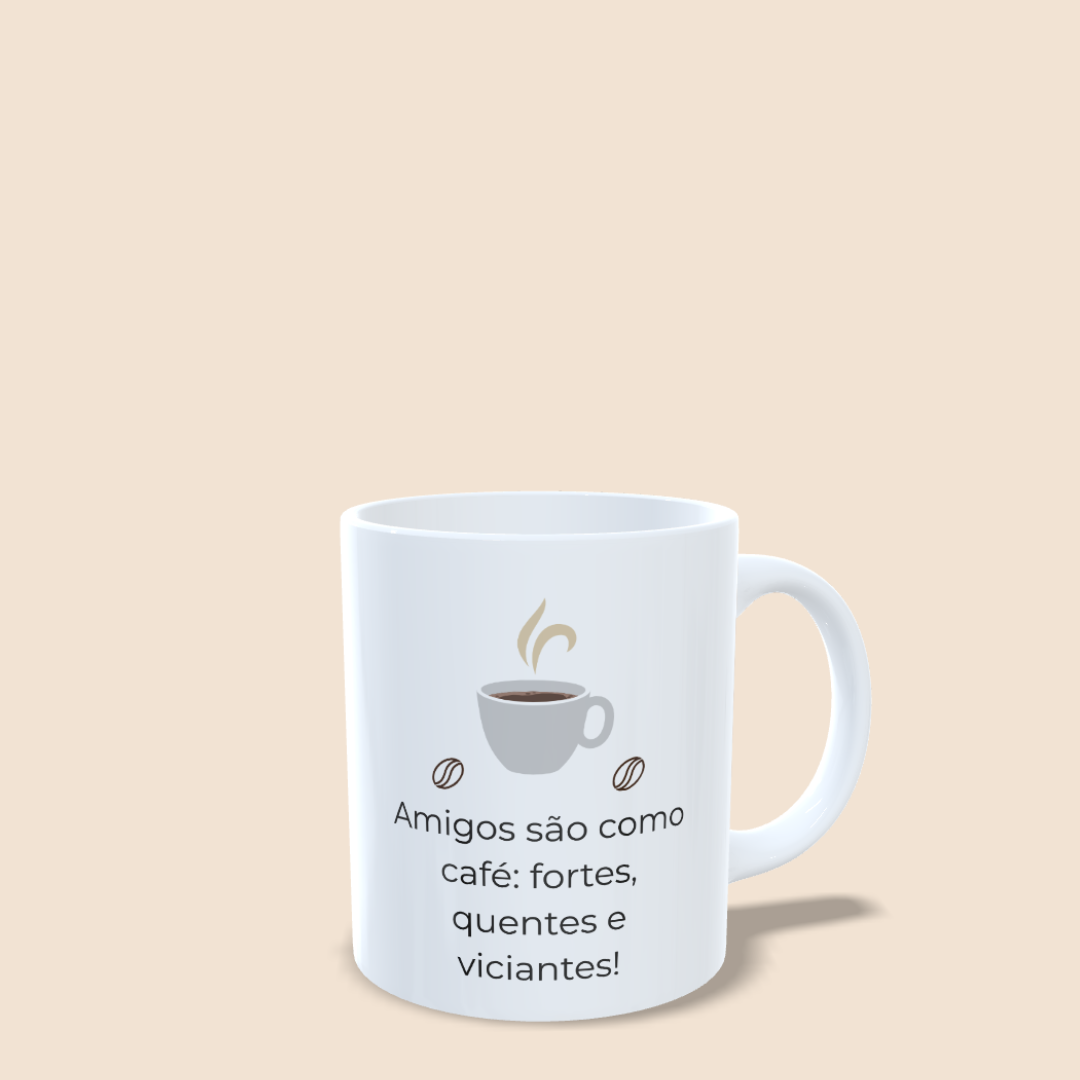Caneca - Amigos são como café