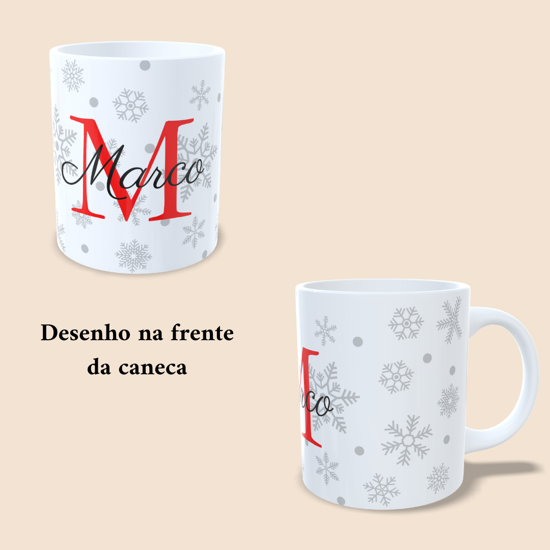 Caneca - Flocos de Neve