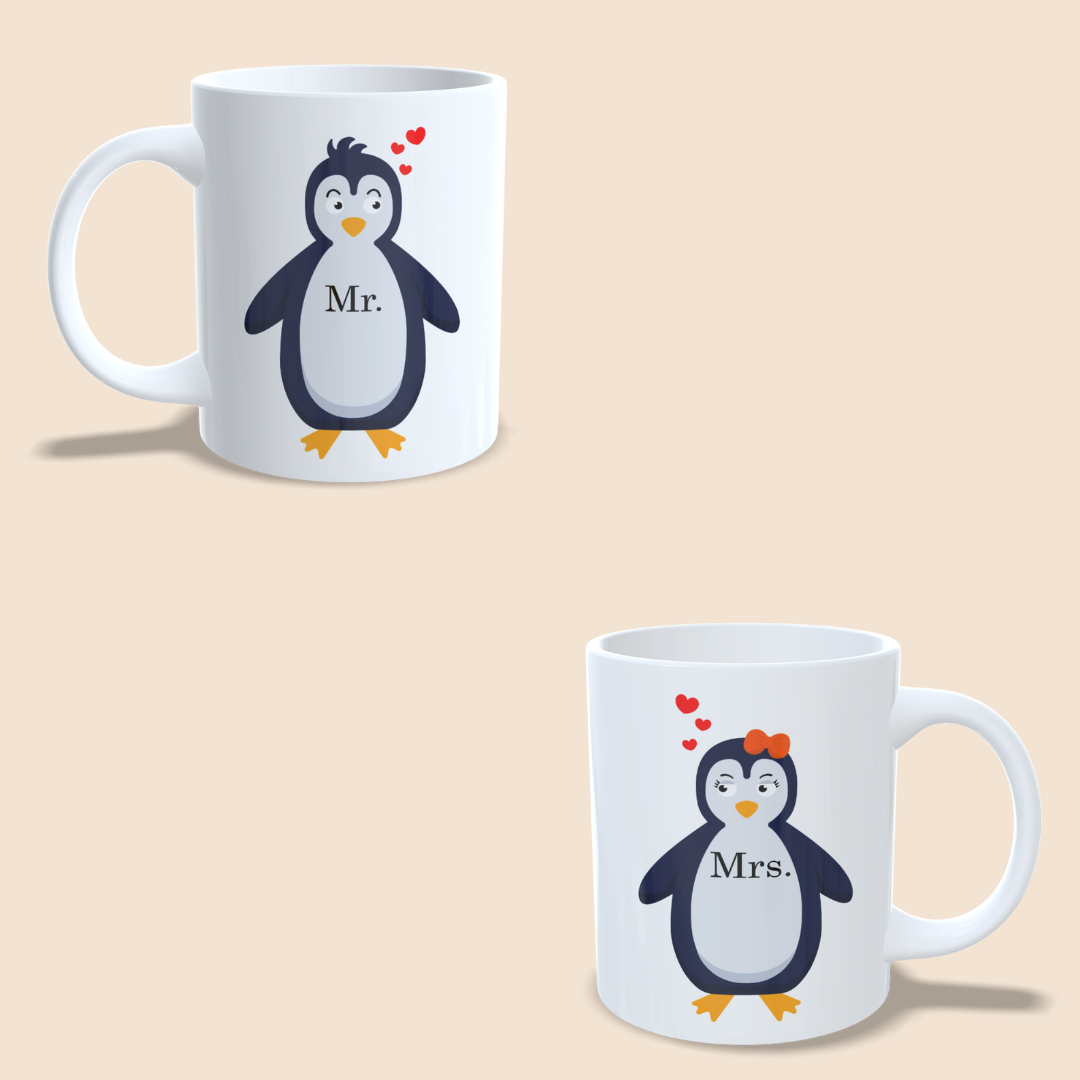 Caneca Conjunto - Pinguins