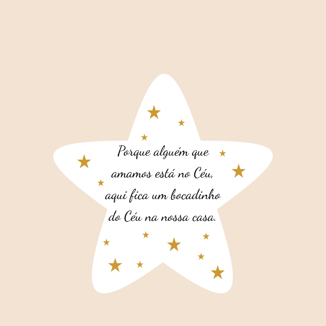 Estrela com Mensagem