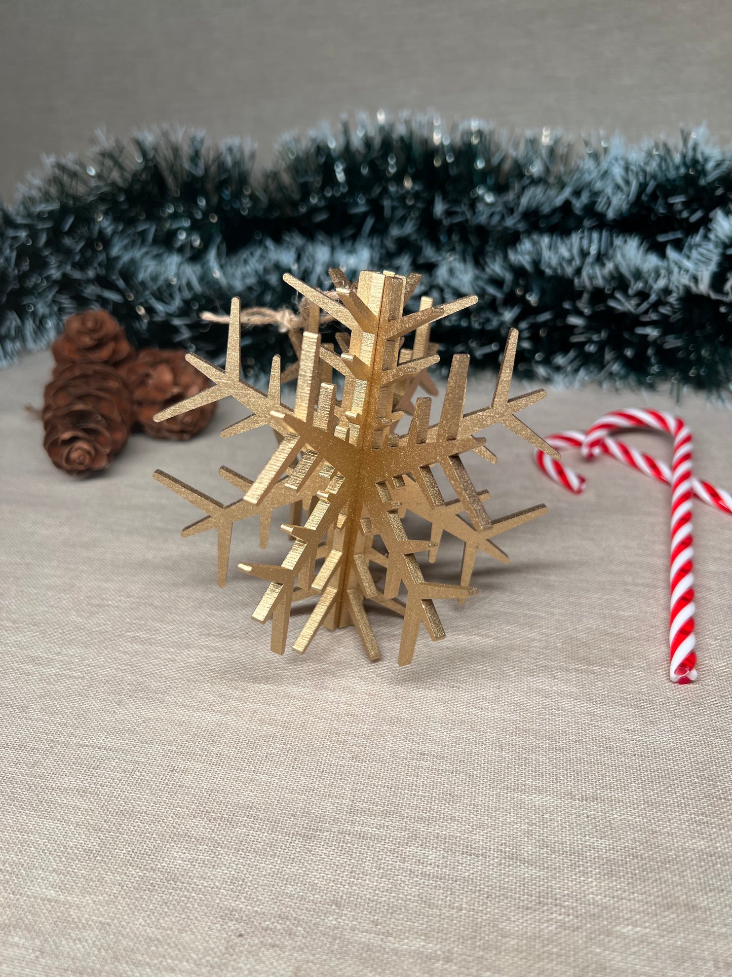 Floco Decorativo 3D