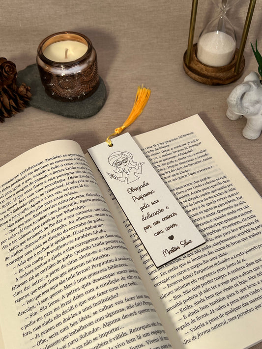 Marcador de Livro com Dedicatória
