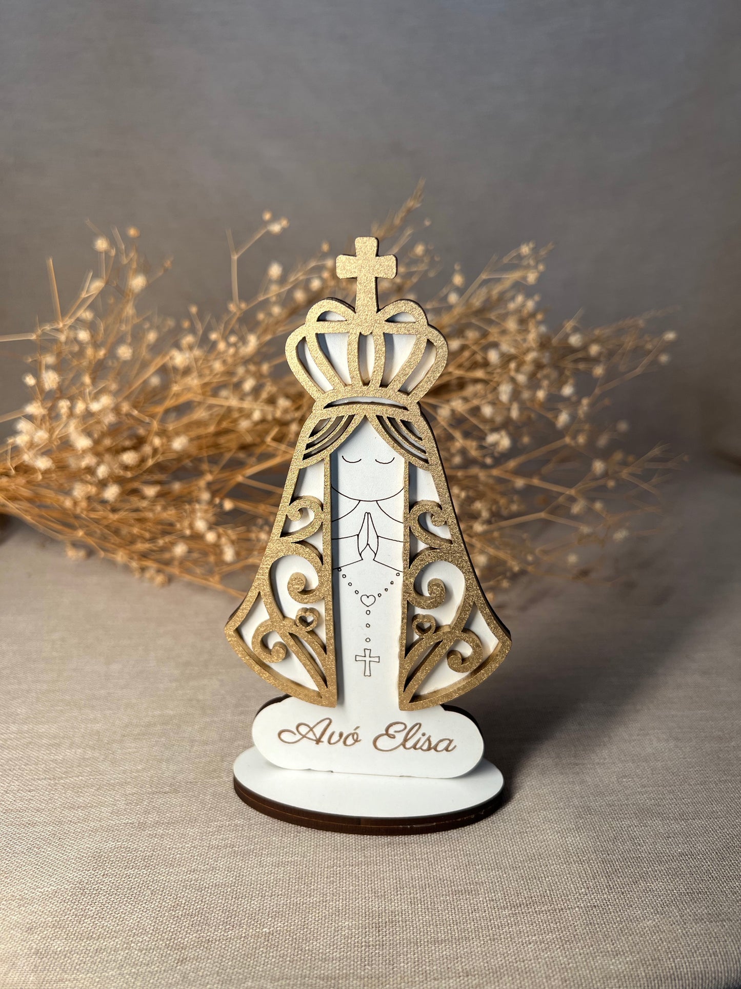 Santinha a Rezar