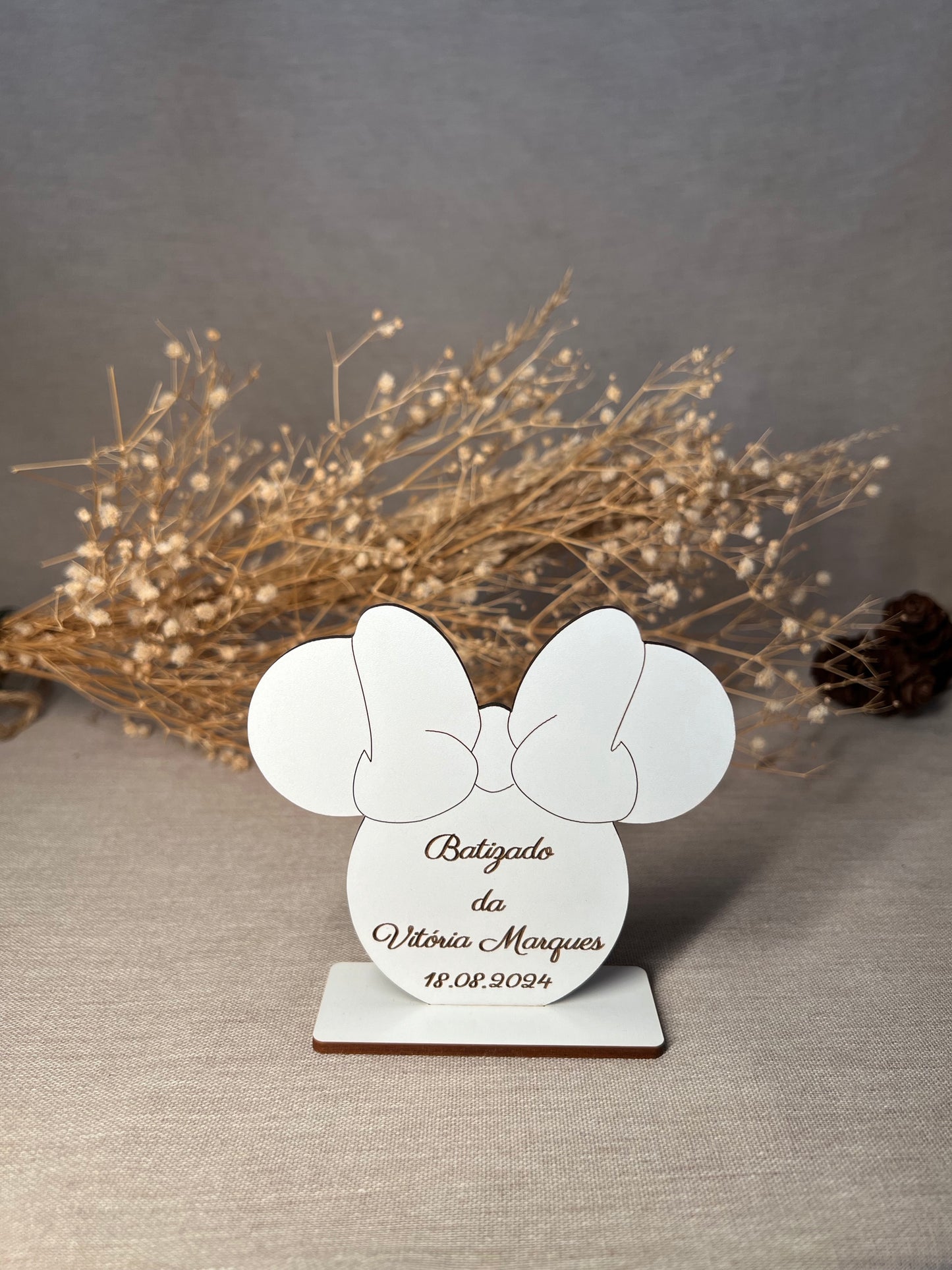 Minnie com Base com 10cm de altura