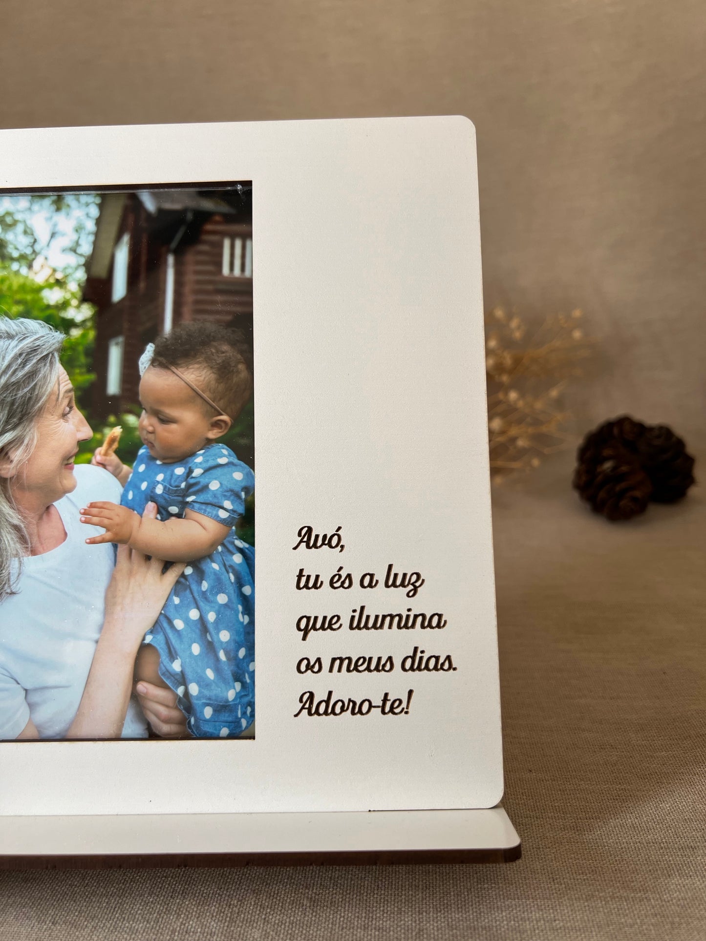 Moldura com Dedicatória para Avó