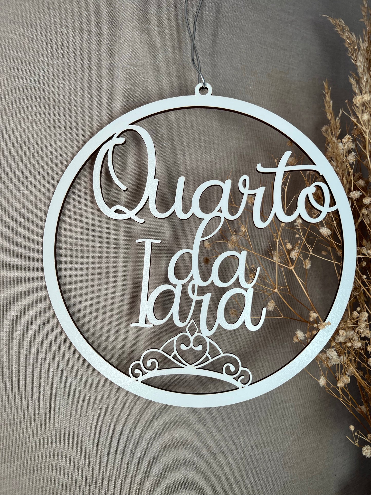Bola Decorativa "Quarto da Iara com Coroa ou Castelo