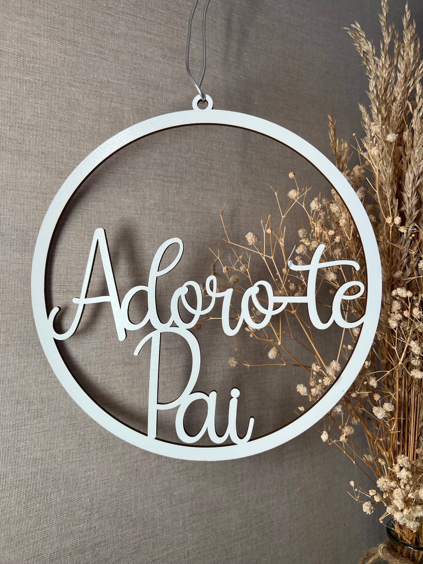 Bola Decorativa "Adoro-te Pai"
