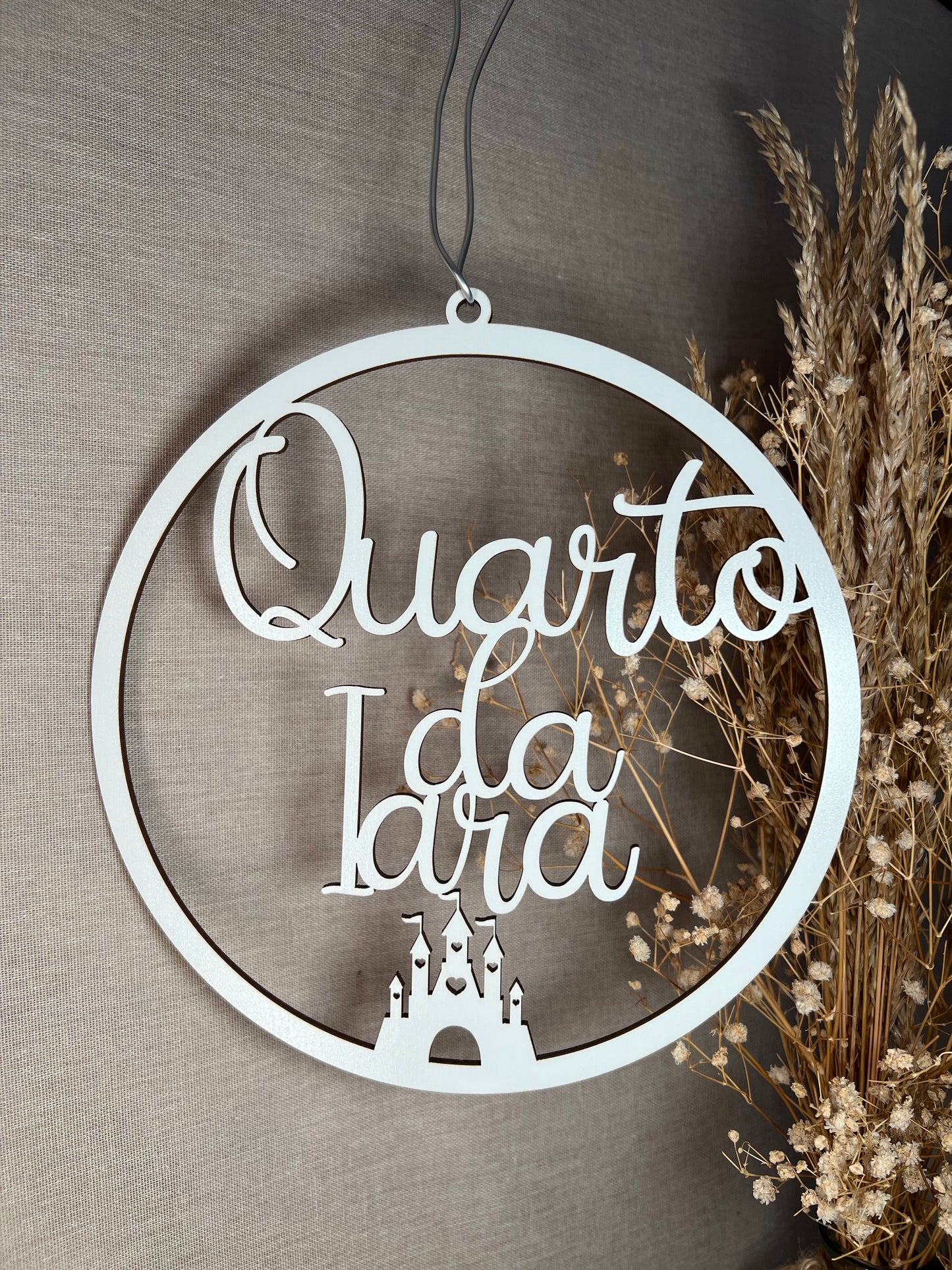 Bola Decorativa "Quarto da Iara com Coroa ou Castelo