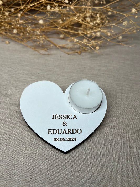 Lembrança - Coração para Vela
