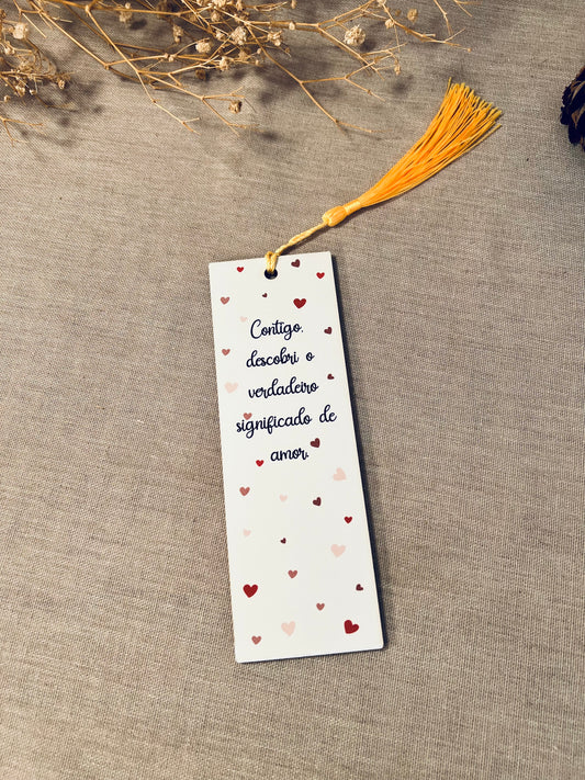 Marcador de Livro com Frase