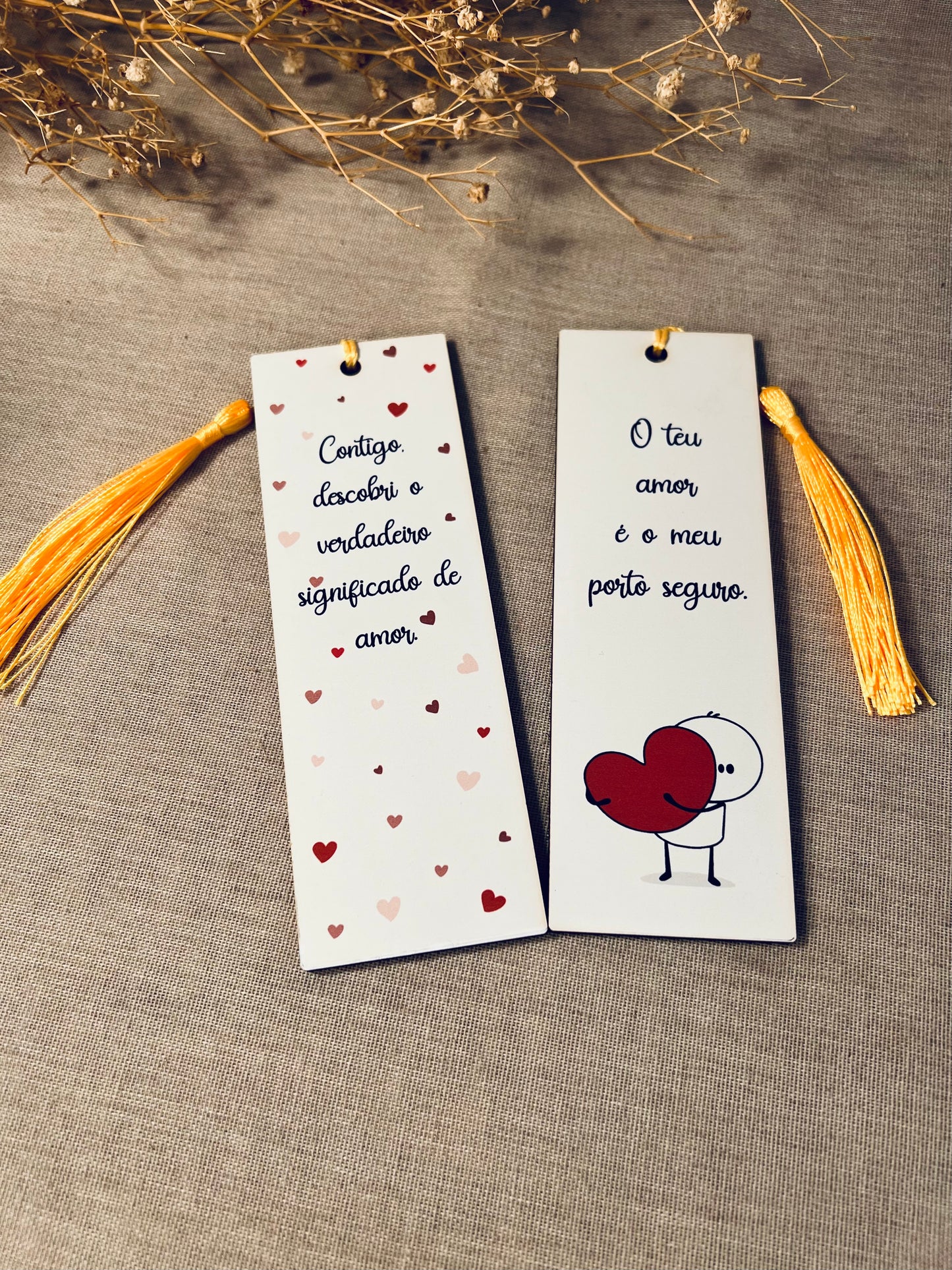 Marcador de Livro com Frase