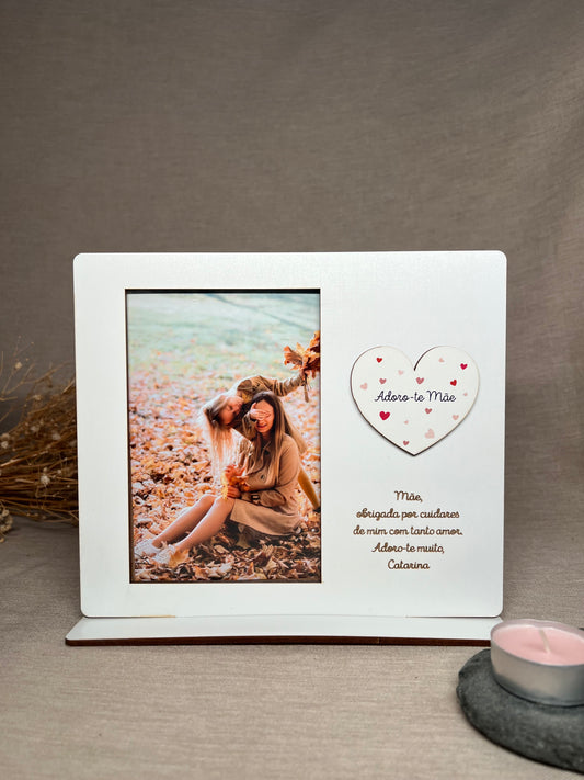 Moldura com Frase e Aplique