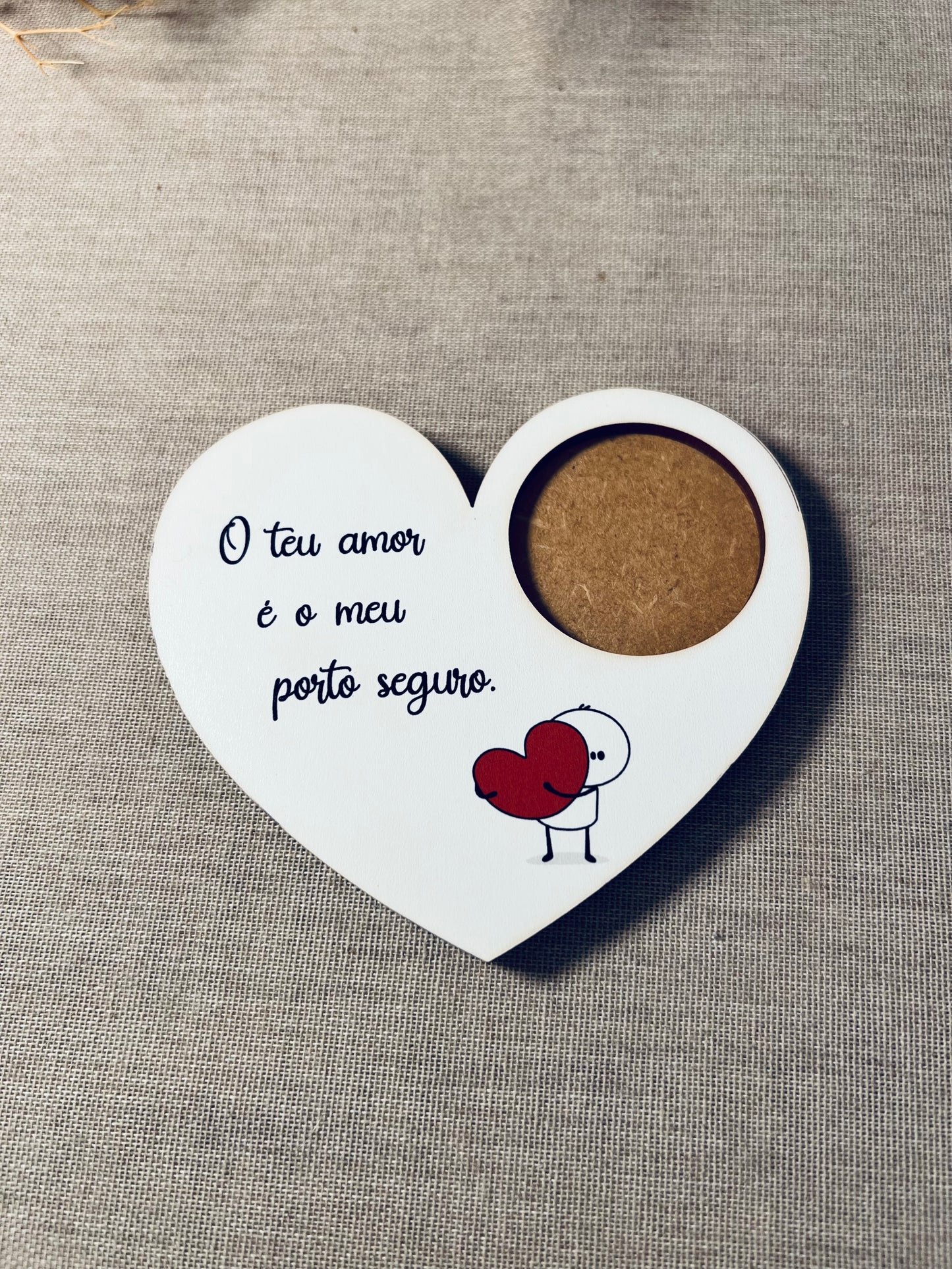 Suporte de Vela com Frase