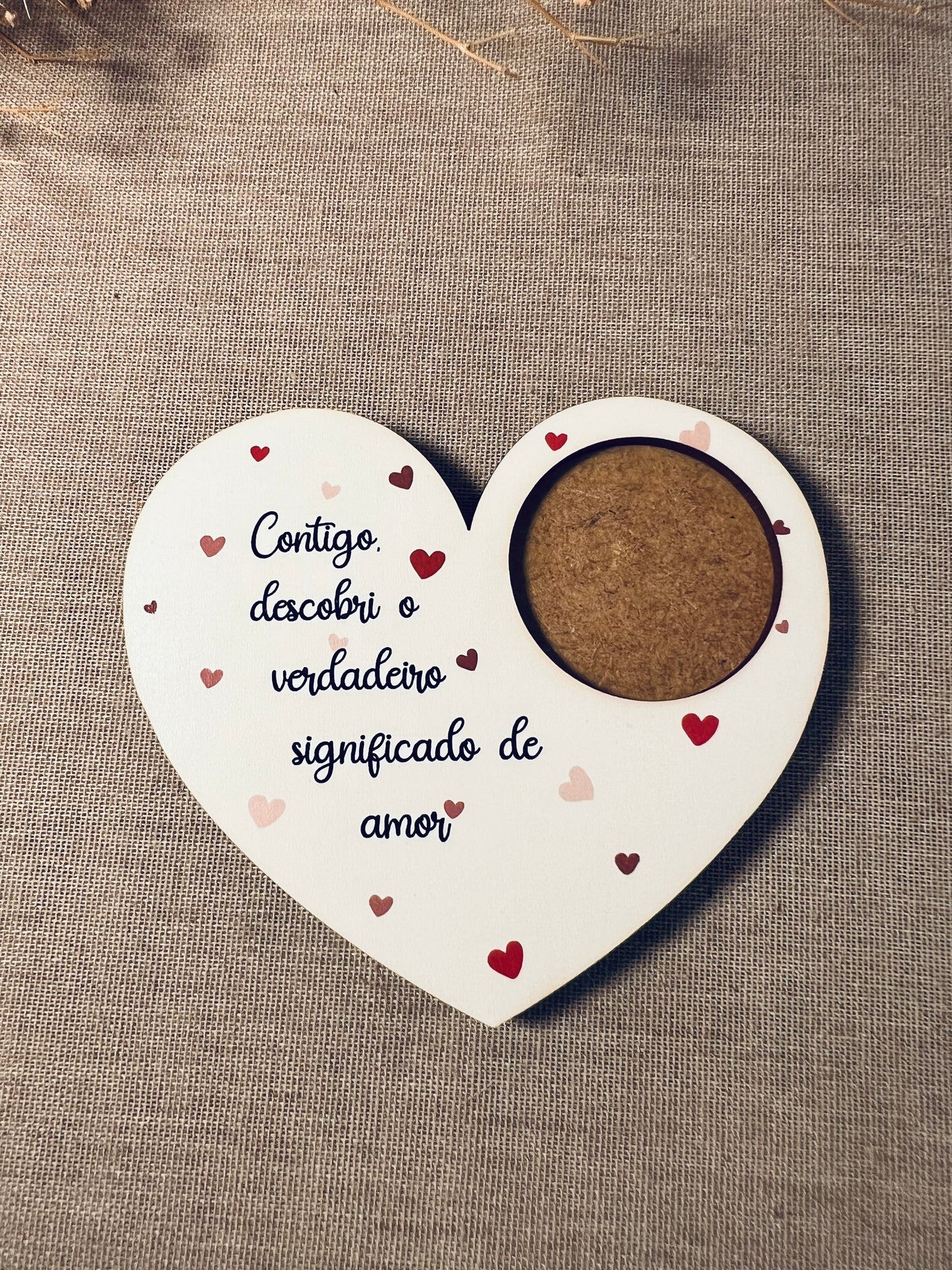 Suporte de Vela com Frase