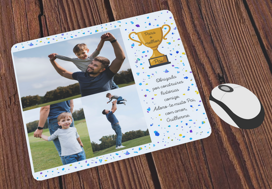 Tapete de Rato com Fotografias