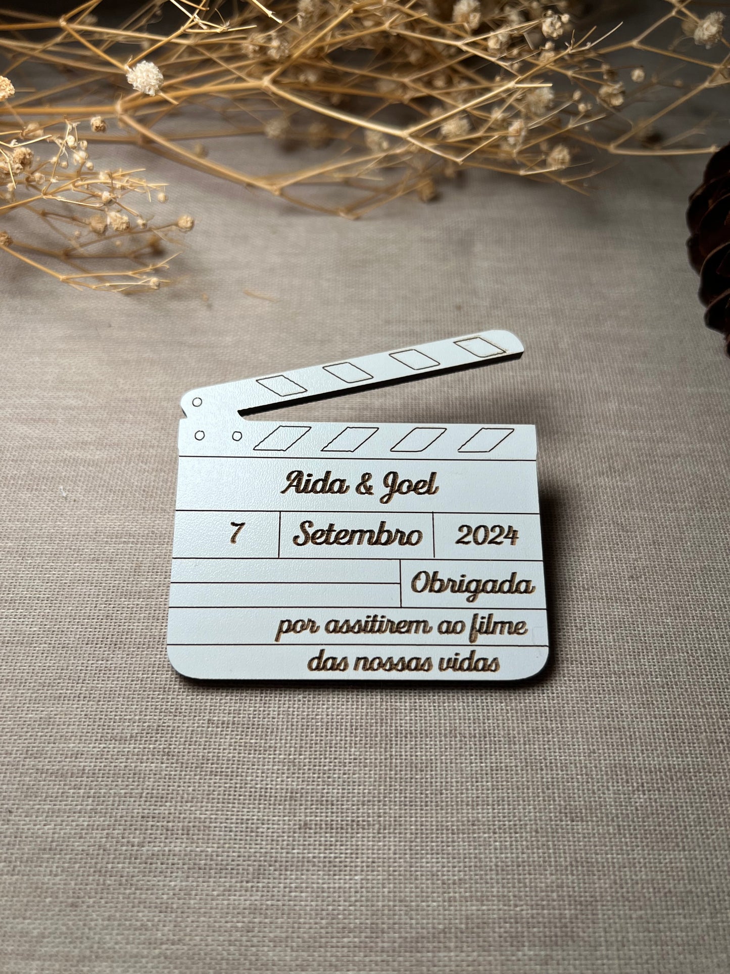 Claquete com Íman