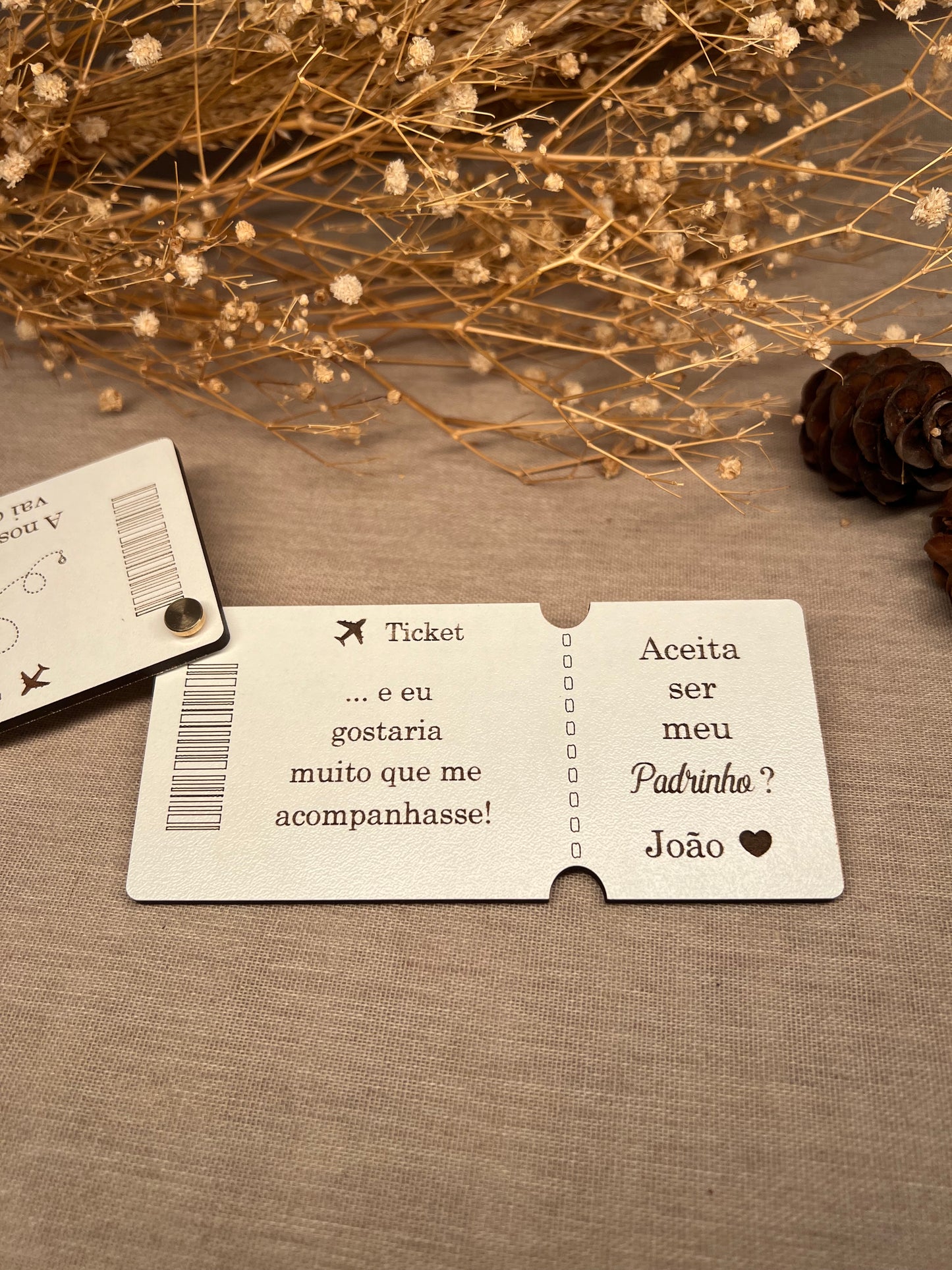 Bilhete de Avião Padrinho