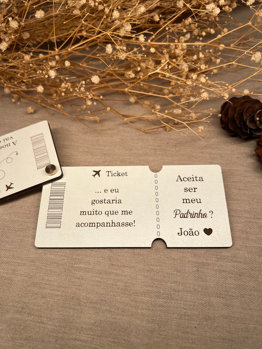 Bilhete de Avião Padrinho
