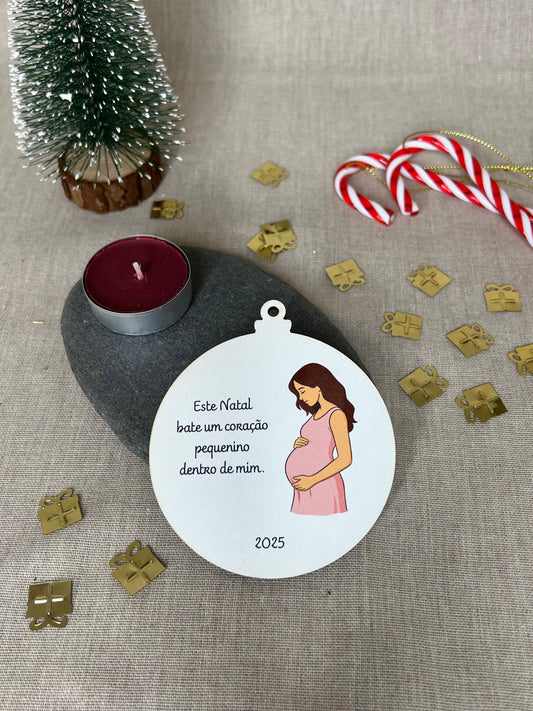 Bola de Natal - Coraçãozinho