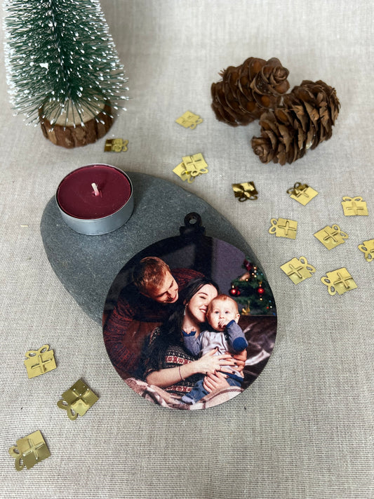 Bola de Natal - Foto Personalizada