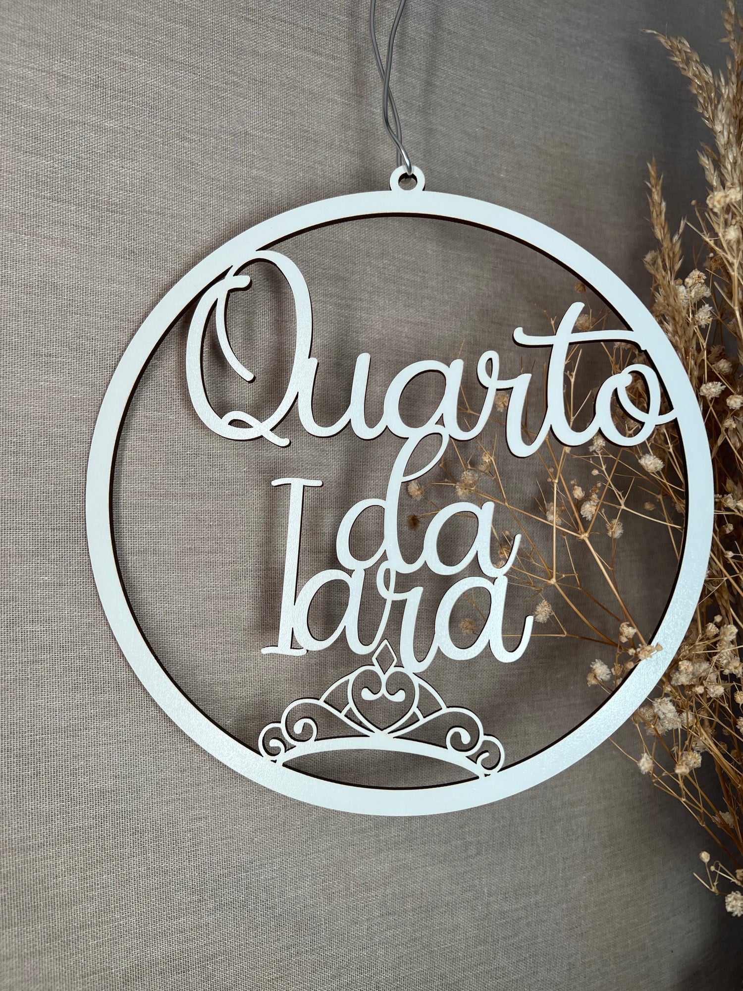 Bola Decorativa "Quarto da Iara com Coroa ou Castelo