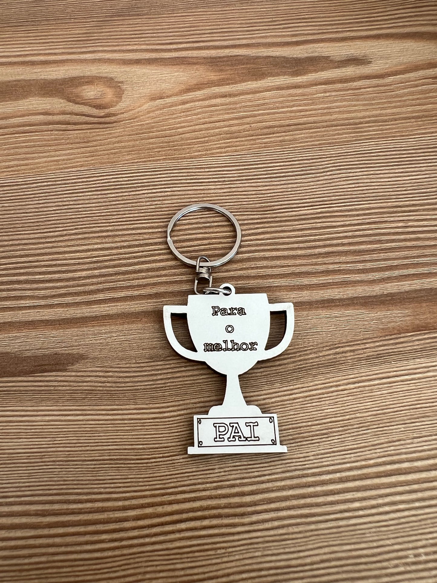 "Father Trophy" Keychain