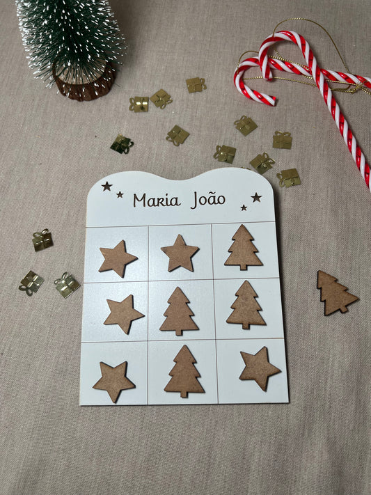 Jogo do Galo Natalino Personalizável com Nome 